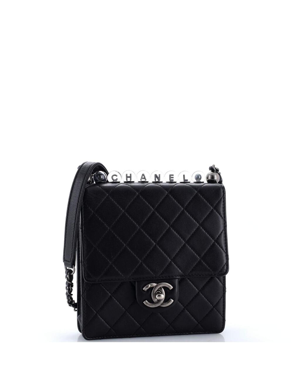 Chanel Chic Pearls Flap Bag Quilted #281994C31B - Picture 2 of 8